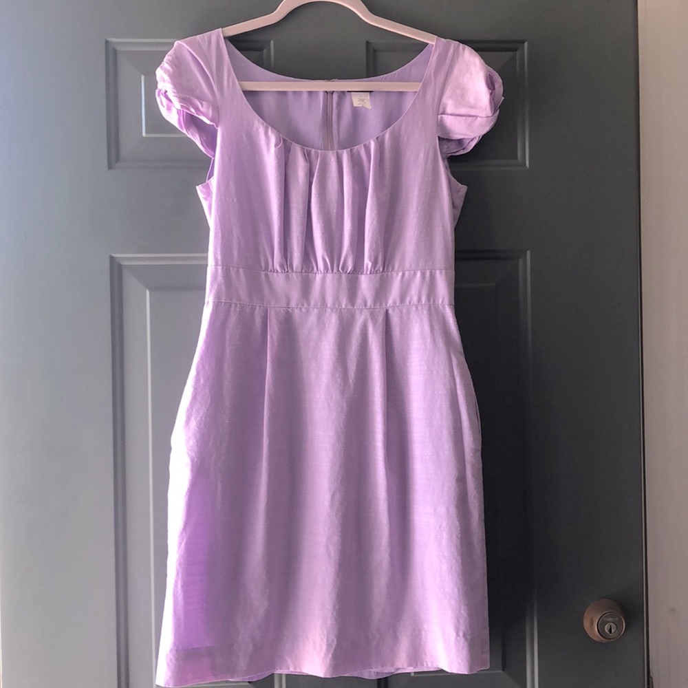 SOLD MERCARI J.Crew Lavender Silk Dress